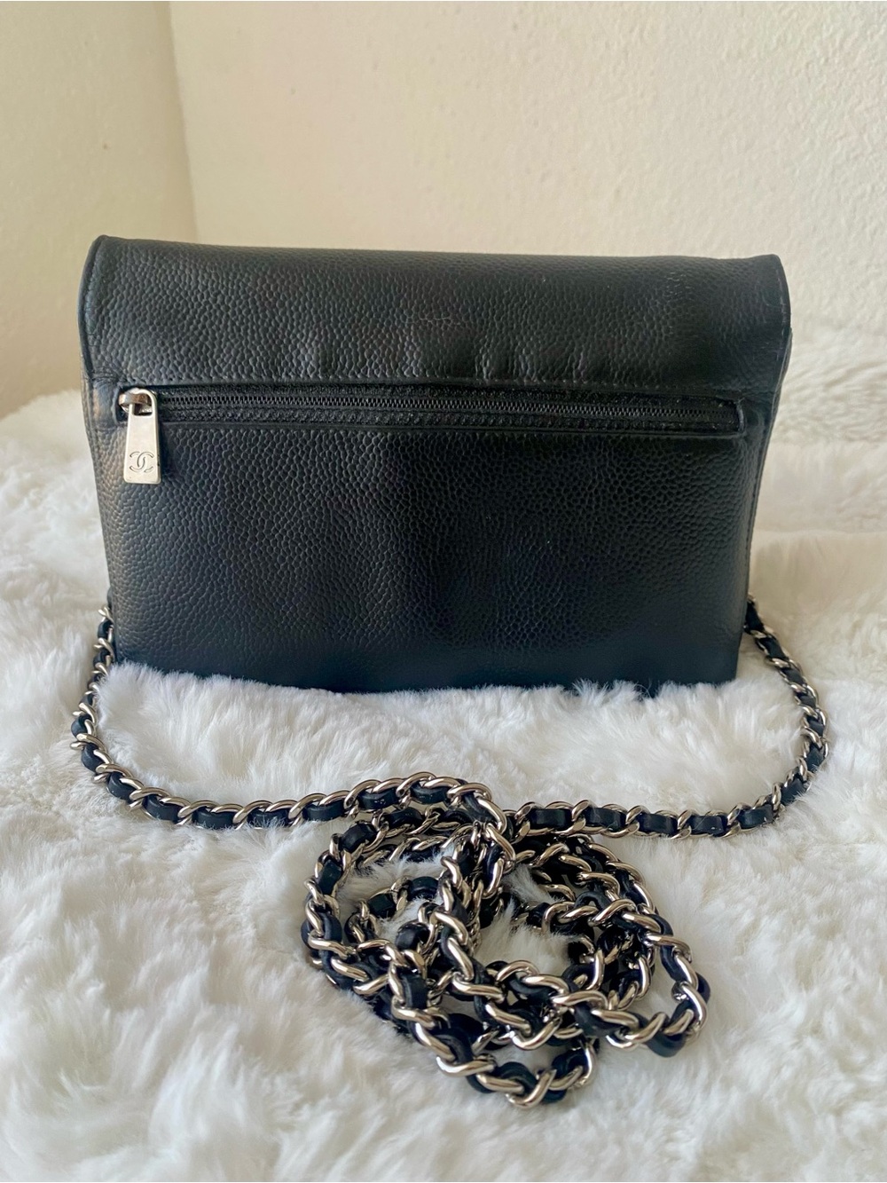 ❤️ CHANEL Caviar Timeless CC Wallet on Chain - Picture 4 of 17